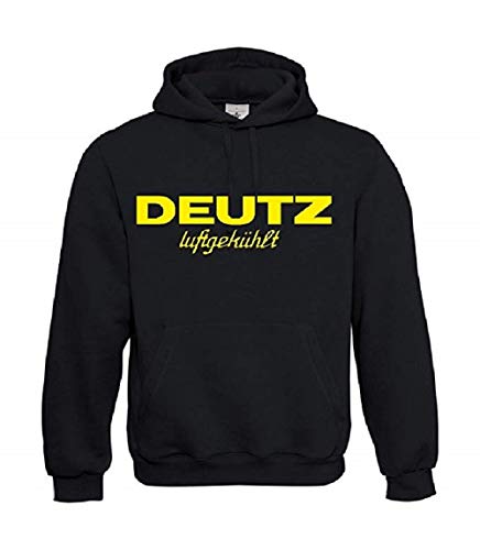 Textilhandel Hering Kapuzenpullover - Deutz Luftgekühlt (Schwarz, 5XL) von Textilhandel Hering