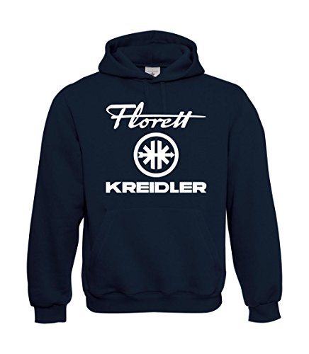 Textilhandel Hering Kapuzenpullover - Florett Kreidler + Logo Fun (Navy, XXL) von Textilhandel Hering