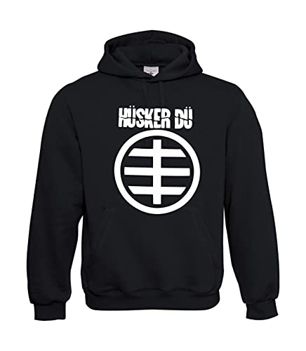 Textilhandel Hering Kapuzenpullover - Hüsker Dü (Schwarz, L, l) von Textilhandel Hering