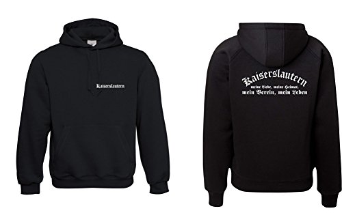 Textilhandel Hering Kapuzenpullover - Kaiserslautern (Schwarz, 5XL) von Textilhandel Hering