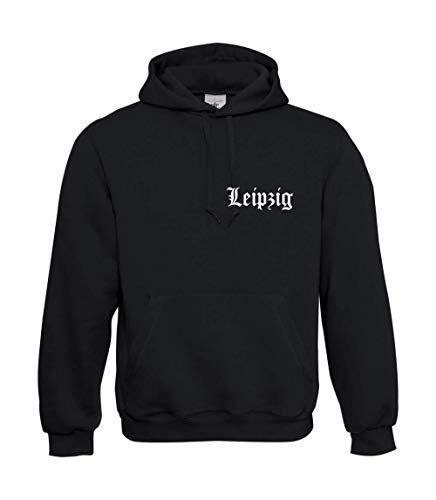 Textilhandel Hering Kapuzenpullover - Leipzig (Schwarz, M, m) von Textilhandel Hering