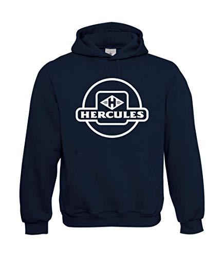 Textilhandel Hering Kapuzenpullover - Mofa Moped Hercules (Navy, L) von Textilhandel Hering