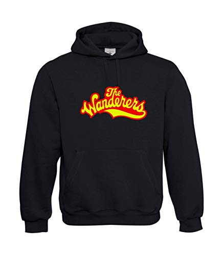 Textilhandel Hering Kapuzenpullover - The Wanderers Gangs Film America (Schwarz, XL) von Textilhandel Hering
