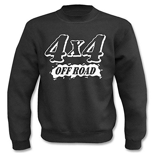 Textilhandel Hering Pullover - 4 x 4 Off Road (Schwarz, 5XL) von Textilhandel Hering