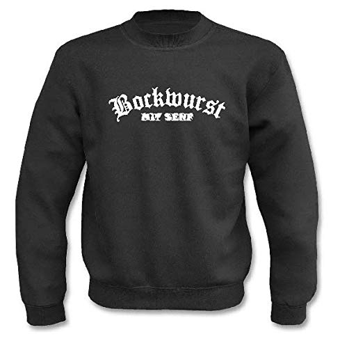 Textilhandel Hering Pullover - Bockwurst mit Senf (Schwarz, L) von Textilhandel Hering