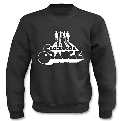 Textilhandel Hering Pullover - Clockwork Orange (Schwarz, 3XL) von Textilhandel Hering