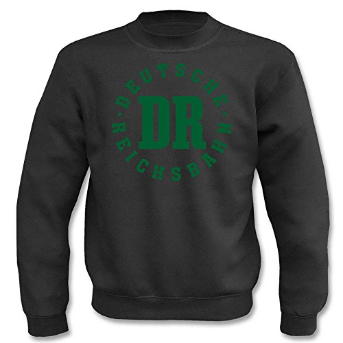 Textilhandel Hering Pullover - Deutsche Reichsbahn (Schwarz, XXL) von Textilhandel Hering