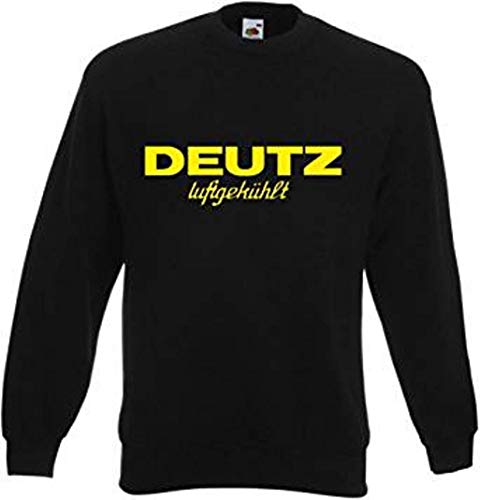 Textilhandel Hering Pullover - Deutz Luftgekühlt (Schwarz, 3XL) von Textilhandel Hering