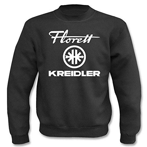 Textilhandel Hering Pullover - Florett Kreidler + Logo (Schwarz, L) von Textilhandel Hering