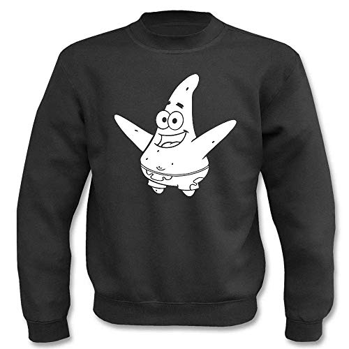 Textilhandel Hering Pullover - Patrick Star (Schwarz, M) von Textilhandel Hering