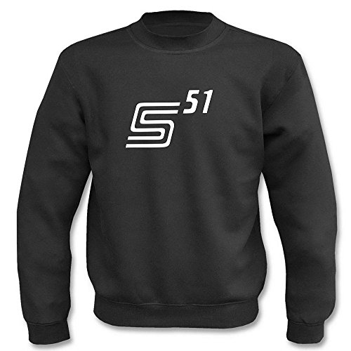 Textilhandel Hering Pullover - S 51 I Simson I Kult (Schwarz, M) von Textilhandel Hering