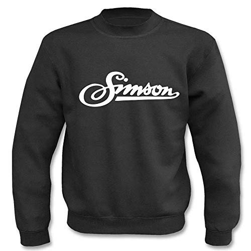 Textilhandel Hering Pullover - Simson Schrift (Schwarz, 3XL) von Textilhandel Hering