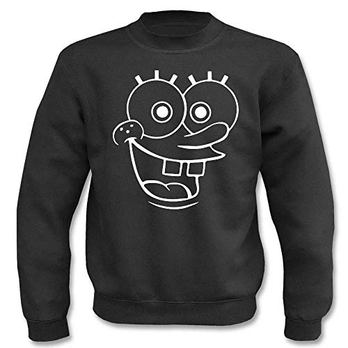 Textilhandel Hering Pullover - Spongebob (Schwarz, 4XL) von Textilhandel Hering