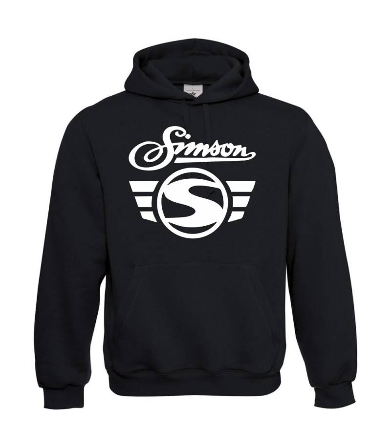 Kapuzenpullover - Simson Logo + Schrift von Textilmonster