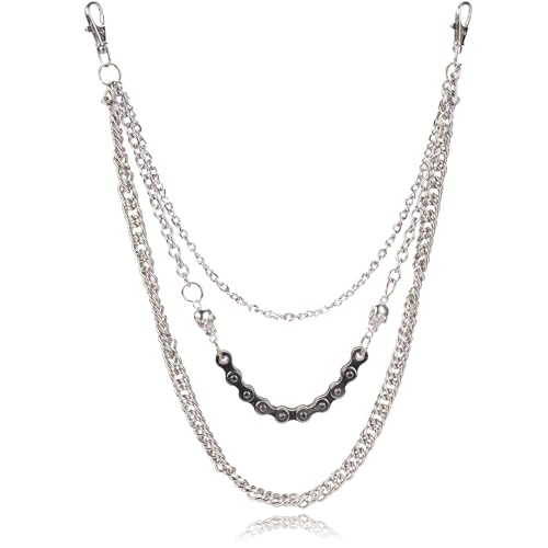 Hip Hop Gothic Punk Hosen Kette Herren Mode Jeans Geldbörse Kette von Texvora