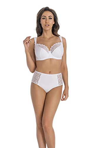 Teyli BH Damen – BH Bügel - Baumwolle BH - BH Halbgepolstert Bra - BH Grosse Grössen - BH Große Brüste - Komfort Starker Halt BH - Damen BHS Frauen Bra Weiß 85G von Teyli