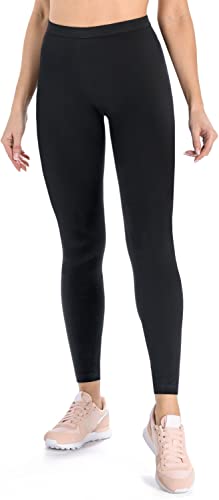 Teyli Leggings Damen Baumwolle - Leggings für Damen Leggings Push Up - Leggings Baumwolle Damen Fitness Leggins Damen - Sport Leggings Damen mit dem Zusatz von Lycra Schwarz 3XL von Teyli