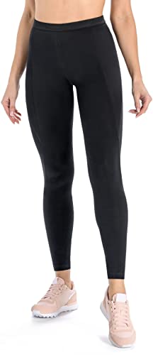 Teyli Damen Baumwolle Push Up Leggings Schwarz L von Teyli