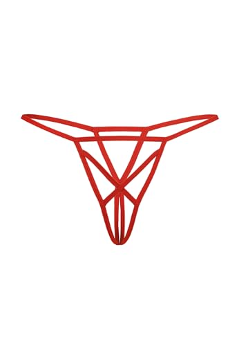 Teyli Damen Ouvert Tanga - Tanga String mit Streifen - String Tanga für die mutige Frau - Strings Damen von Teyli