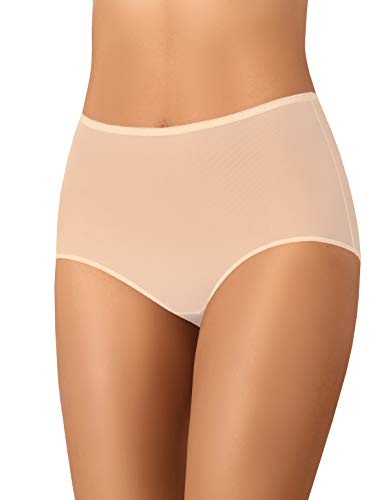 Teyli Unterwäsche Frauen Pantys Damen mit Hoher Taille - Slips Damen-Unterhosen Damen Unterwäsche - Frauen Unterwäsche Pantys Damen Slips Beige L von Teyli