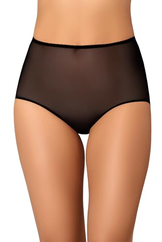 Teyli Damen Retro Slip, Schwarz, L EU von Teyli