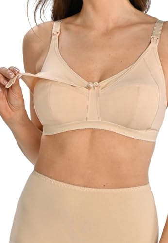 Teyli Damen Still BH - BH Ohne Bügel - Glatter BH Grosse Grössen Umstandskleidung - Still BH Große Brüste - Damen-BHS Stillen mit verstellbaren Trägern von Teyli