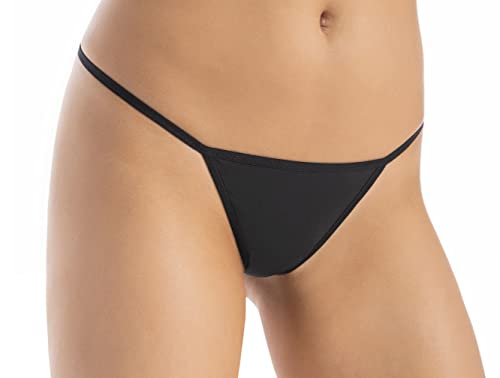 Teyli Damen String aus Mesh Schwarz S/M von Teyli