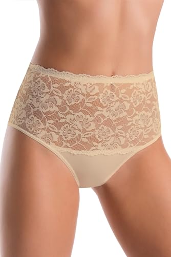 Teyli Unterwäsche Frauen Pantys Damen - Slips Damen-Unterhosen Damen Unterwäsche - Frauen Unterwäsche Pantys Damen Slips Baumwolle Beige L von Teyli