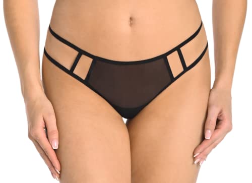 Teyli Damen Tanga Schwarz XXL von Teyli