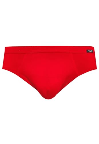 Teyli Men's Slips Unterwäsche Baumwolle Slips für Männer - Herren-Unterhosen Breathable Baumwolle Rot XXL von Teyli