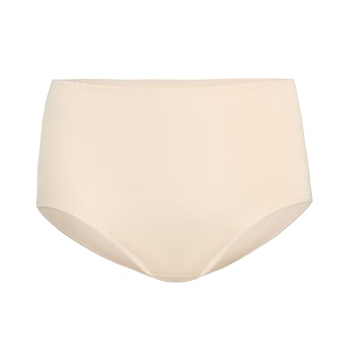 Teyli Damen Slips aus Hochwertiger Baumwolle - Damen-Unterhosen - Damen Unterwäsche - Unterwäsche Pantys Damen Slips - Unterwäsche Frauen Pantys Beige 3XL von Teyli