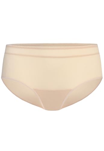 Teyli Unterwäsche Frauen Pantys Damen aus Mesh - Slips Damen-Unterhosen Damen Unterwäsche - Frauen Unterwäsche Pantys Damen Slips - Shorts für Damen Beige XS von Teyli