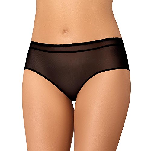 Teyli Unterwäsche Frauen Pantys Damen aus Mesh - Slips Damen-Unterhosen Damen Unterwäsche - Frauen Unterwäsche Pantys Damen Slips - Shorts für Damen Schwarz S von Teyli