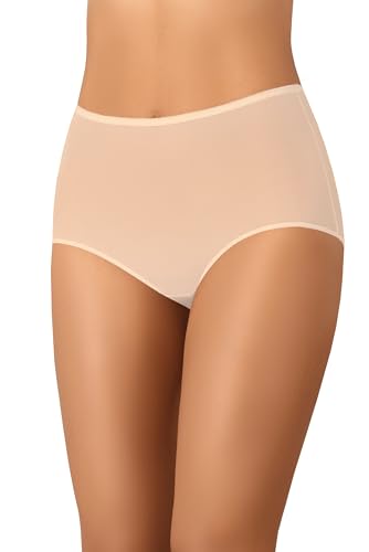 Teyli Unterwäsche Frauen Pantys Damen mit Hoher Taille - Slips Damen-Unterhosen Damen Unterwäsche - Frauen Unterwäsche Pantys Damen Slips Beige M von Teyli