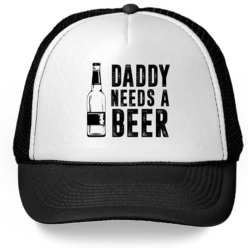 Baseballkappe Snapback Sonnenhut Awkward Styles „Daddy Needs A Beer Hat“ lustige Papamützen mit Spruch Geschenk für Ihn Baseballkappe Männer und Frauen von TeysHa