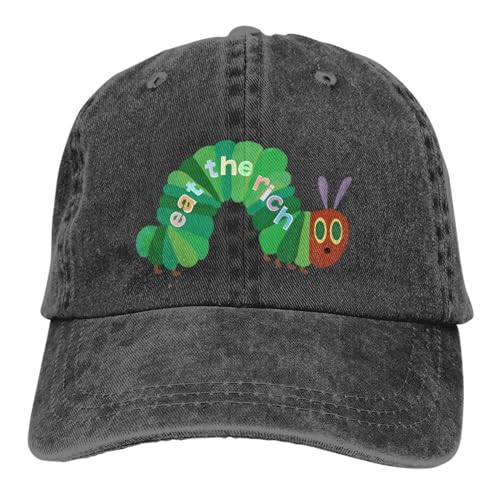 Baseballkappe Snapback Sonnenhut Eat The Rich Hungry Baseball Cap Herren Hüte Frauen Visierschutz Snapback Caps Männer Frauen von TeysHa