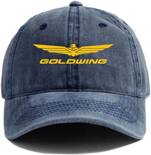 Baseballkappe Snapback Sonnenhut Herren Baseballkappe Unisex Casual Sport Goldwing GL1800 Baseballkappen Distressed Hüte Kappe Männer Frauen Retro Outdoor Sommer Verstellbar Goldwing Hüte Geschenk von TeysHa