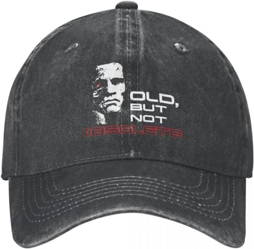 Baseballkappe Snapback Sonnenhut Retro-Terminator alt Aber Nicht veraltet Baseballkappen Unisex Distressed Washed Snapback-Mütze Outdoor-Aktivitäten Hüte Kappe Geschenk von TeysHa