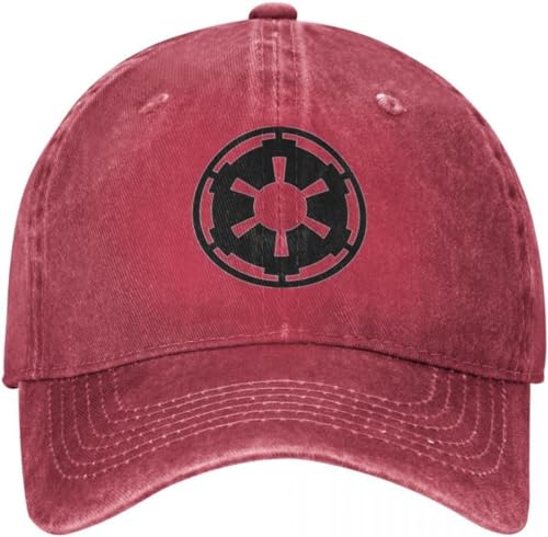 TeysHa Baseballkappe Snapback Sonnenhut Mode Imperial Emblem Galactic Empire Baseballkappe Distressed Denim Washed Kopfbedeckung Outdoor Alle Jahreszeiten Reise Geschenk Caps Hut Geschenk von TeysHa