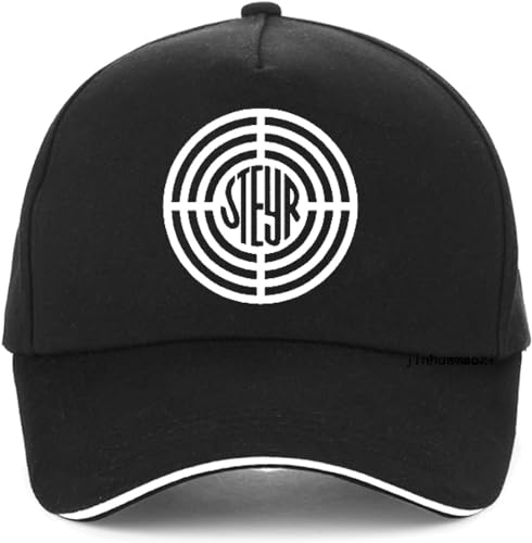 TeysHa Baseballkappe Snapback Sonnenhut Mode Steyr Logo Baseball Cap Mann Sommer Outdoor Jagd Hut Unisex verstellbare Trucker Snapback Hüte Knochen Männer Frauen von TeysHa