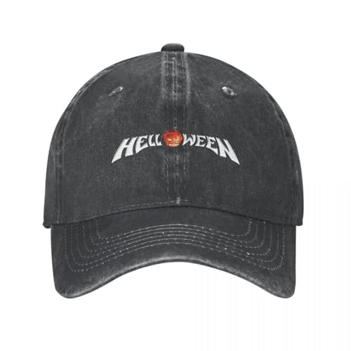 TeysHa Baseballkappe Snapback Sonnenhut Vintage Helloween Heavy Metal Baseball Caps Unisex Distressed Washed Snapback Hut Musik Outdoor Alle Jahreszeiten Reisekappen Hut Männer Frauen von TeysHa