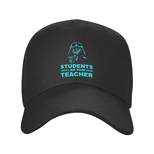 TeysHa Baseballkappe Snapback Sonnenhut personalisierte Geek Mathe Baseballkappe Damen und Herren atmungsaktiv Studenten „Ich Bin Ihr Lehrer“ Papa Mütze Streetwear Snapback Kappen Sonnenhüte von TeysHa