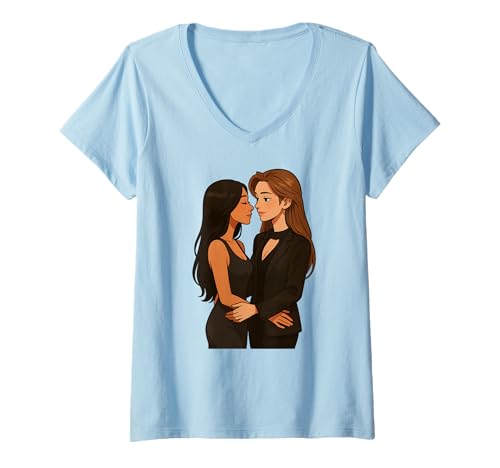 Damen Lingorm Thailändisch GL T-Shirt mit V-Ausschnitt Damen Lingorm Thailändisch GL T-Shirt mit V-Ausschnitt von Thai Queens