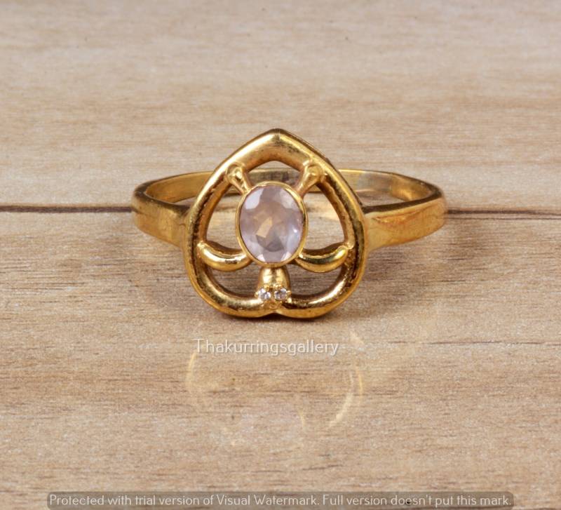 Mondstein Ring, Edelstein Gold Statement Natürlicher Regenbogen Ring Für Frauen, Zierliche Geburtstagsgeschenk von Thakurringsgallery