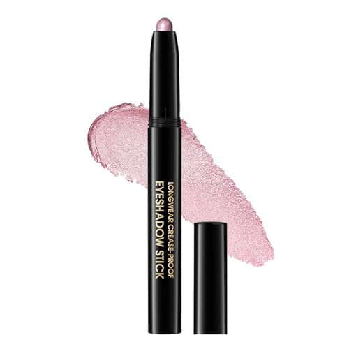 Glitzer Lidschatten Stift, Rosa Glitter Eyeshadow Stick, Wasserfest & Langanhaltend Lidschattenstift Glänzendes Finish, Hochpigmentiert Shimmer Crayon Eyeliner Creme, Metallic Knitterfrei Augen Makeup Glitzer Lidschatten Stift, Rosa Glitter Eyeshadow Stick, Wasserfest & Langanhaltend Lidschattenstift Glänzendes Finish, Hochpigmentiert Shimmer Crayon Eyeliner Creme, Metallic Knitterfrei Augen Makeup von Thalixiry