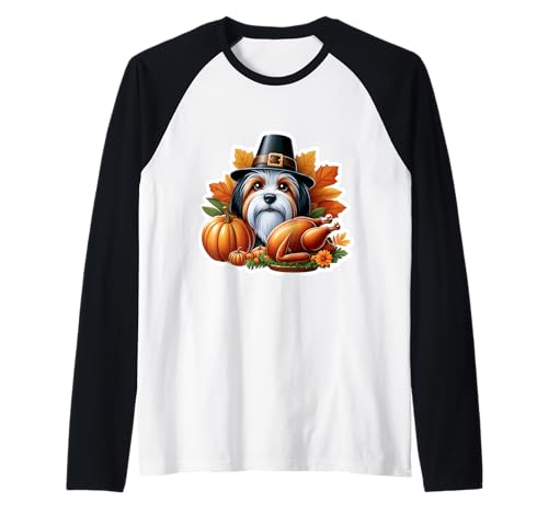 Thanksgiving Biewer Terrier Hundebesitzer Liebhaber Lustig Mama Papa Raglan Thanksgiving Biewer Terrier Hundebesitzer Liebhaber Lustig Mama Papa Raglan von Thanksgiving Biewer Terrier Dog Owner Products