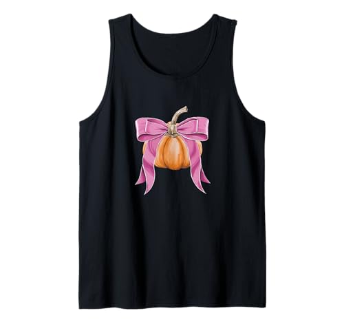 Kokette Schleife Rosa Kürbis Thanksgiving Rustikal Herbst Mädchen Tank Top Kokette Schleife Rosa Kürbis Thanksgiving Rustikal Herbst Mädchen Tank Top von Thanksgiving Fall Themed Small Gifts INC