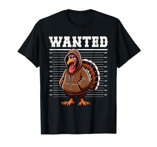 Wanted Turkey Hunting Funny Thanksgiving Herren Damen T-Shirt Wanted Turkey Hunting Funny Thanksgiving Herren Damen T-Shirt von Thanksgiving Wanted Turkey