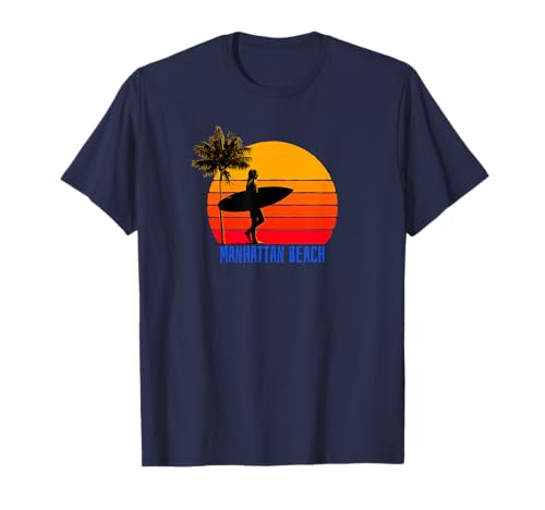 Manhattan Beach California Surfer-T-Shirt für Mädchen T-Shirt Manhattan Beach California Surfer-T-Shirt für Mädchen T-Shirt von That Surf Shirt