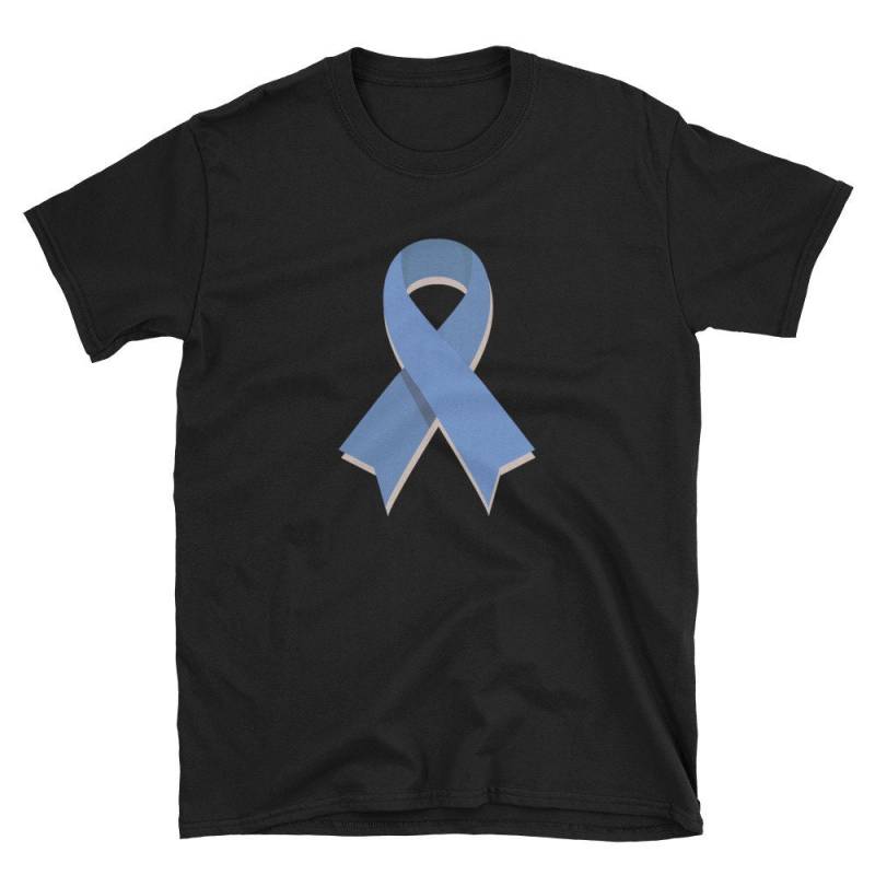 Blue Ribbon Cancer Awareness T-Shirt, Überlebendes Geschenk von ThatCoolTShirt